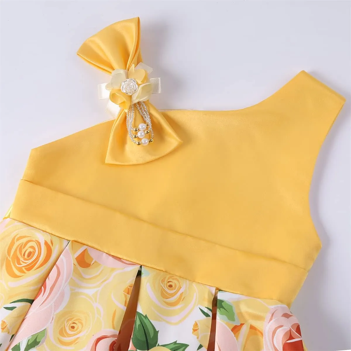 2T-9T Off Shoulder Flower Girls Dress Pageant Party Floral Formal Dresses