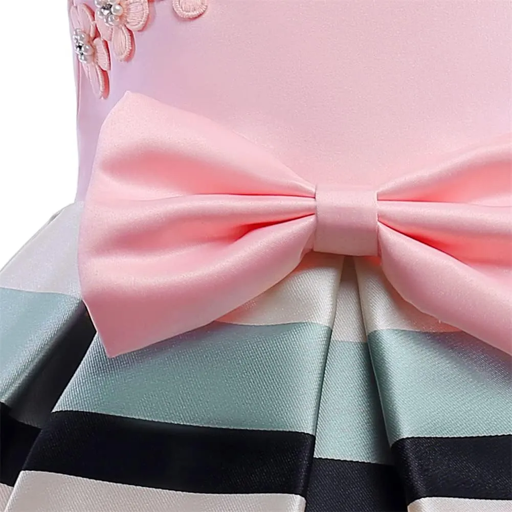 2T-9T Off Shoulder Flower Girls Dress Pageant Party Floral Formal Dresses