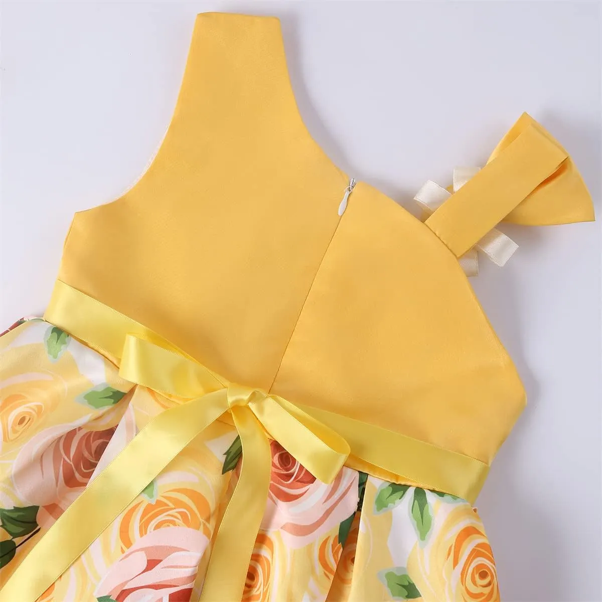 2T-9T Off Shoulder Flower Girls Dress Pageant Party Floral Formal Dresses