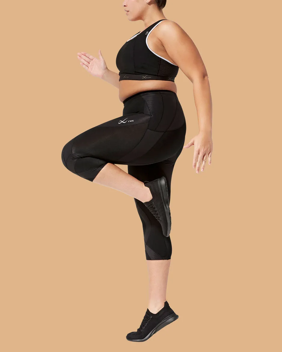 Endurance Generator Joint & Muscle Support 3/4 Compression Tight: Women's Black