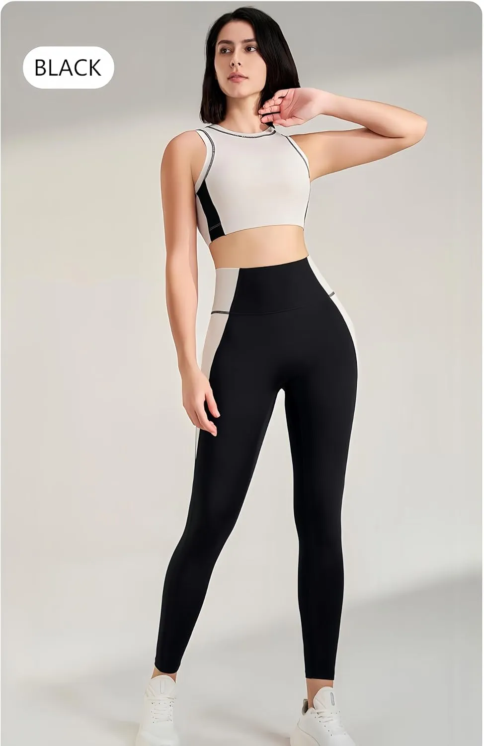 Grace Form Slimming Legs Workout Leggings Athletic Leggings for Women Yoga Legging High Waisted Tummy Control