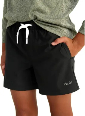 HUK Boys' Pursuit Volley, Quick-Dry Fishing Shorts for Kids