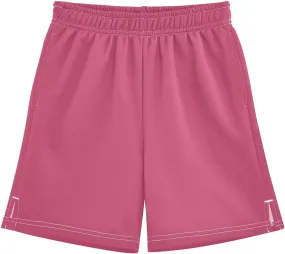 Solid Color Boys Athletic Shorts Quick Dry Active Youth Shorts with Pockets for Kids