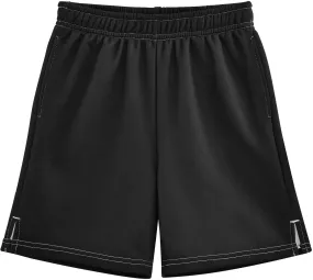 Solid Color Boys Athletic Shorts Quick Dry Active Youth Shorts with Pockets for Kids