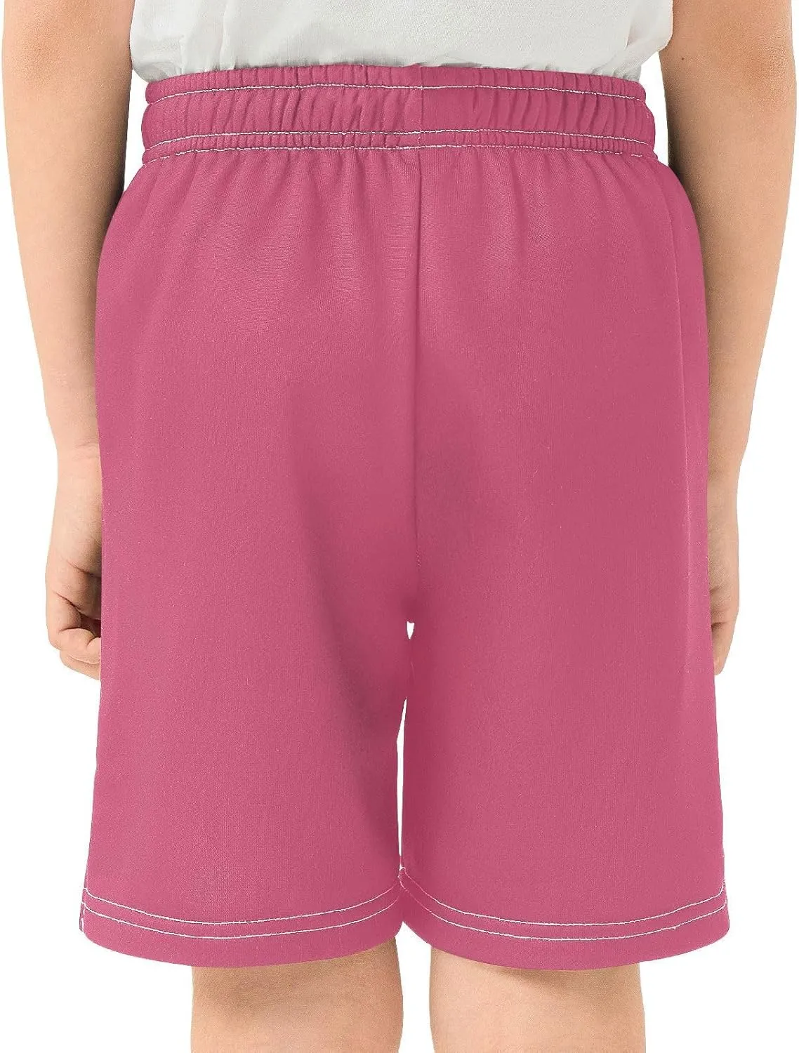 Solid Color Boys Athletic Shorts Quick Dry Active Youth Shorts with Pockets for Kids