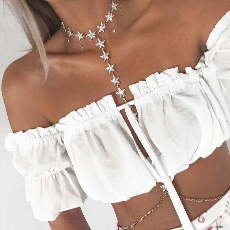 Strapless Ruched Beach Tops