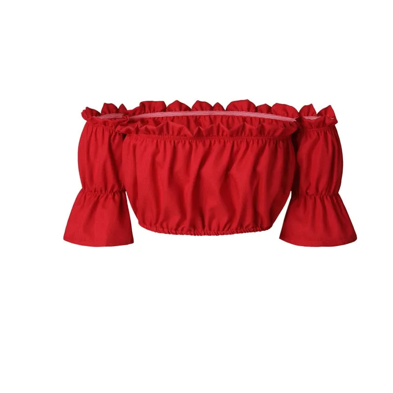 Strapless Ruched Beach Tops