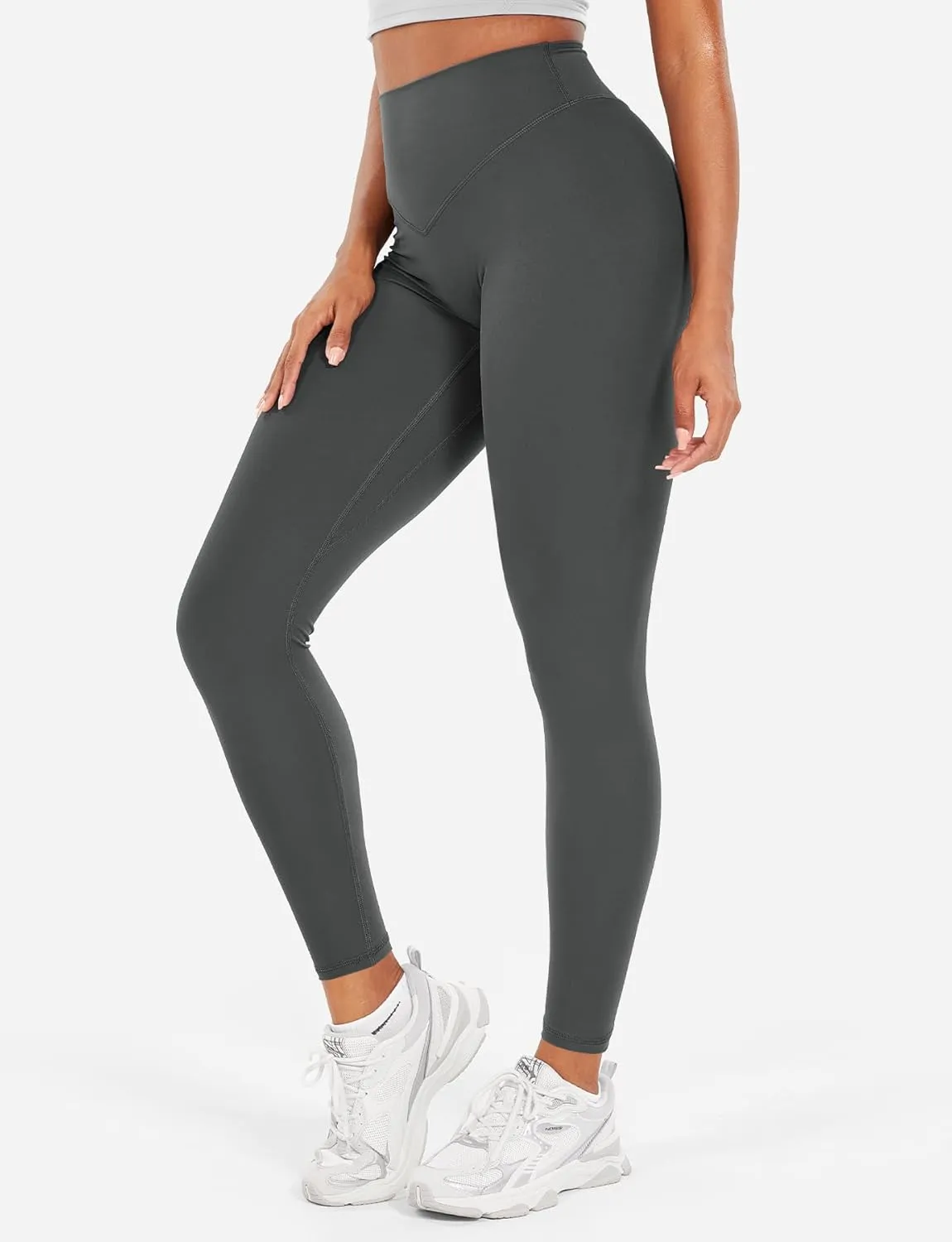 YEOREO Workout Leggings for Women Hidden Scrunch Tummy Control Leggings Agathia High Waisted Gym Yoga Pants