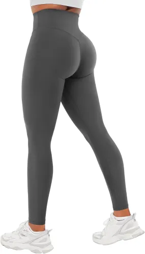 YEOREO Workout Leggings for Women Hidden Scrunch Tummy Control Leggings Agathia High Waisted Gym Yoga Pants